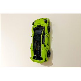 3Dudes & Dad Support mural compatible avec LEGO® Technic Huracan Tecnica – Crochet de rangement conçu sur mesure pour l'ensemble 3Dudes & Dad Support mural compatible avec LEGO® Technic Huracan Tecnica – Crochet de rangement conçu sur mesure pour l'ensemble