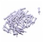 Bulldog Golf Tees® Castle Golf Tees Lot de 50 tees de golf Blanc 50 mm