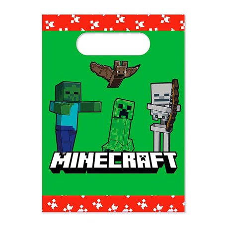 Minecraft Party Lot de 4 sachets