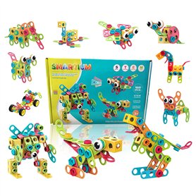 Lot de 189 jouets de construction STEM - créatifs - Construire des jouets éducatifs - Blocs d'ingénierie à partir de 5 6 7 8 9 1 Lot de 189 jouets de construction STEM - créatifs - Construire des jouets éducatifs - Blocs d'ingénierie à partir de 5 6 7 8 9 1