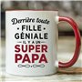 Jungle Mug – cadeau fete des meres | Mug Super Papa Fille Géniale | Tasse Humour Originale | Idée Cadeau Homme | Tasse Céramique