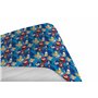 Aymax Parure de lit 3 Pièces Sonic - Housse de Couette 140x200 cm + Taie d'oreiller 63x63 cm + Drap-Housse Assorti 90x190 cm, av