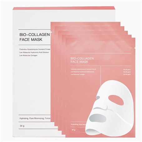 YZ&YL Masque Collagene Visage 5 Pièces