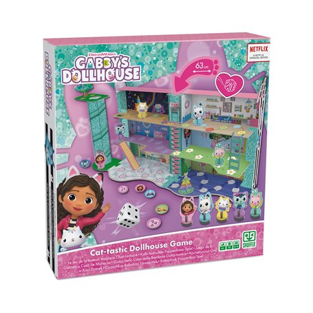 Shuffle – Jeu de société Gabby : Le Jeu Chat' tastique - Jeu de Plateau 3D Gabby et la Maison Magique - Enfants & Famille - À pa