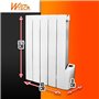 Radiateur électrique a inertie fluide - 900W - WARM TECH - 230V - Jusqu'a 35m3 - Blanc