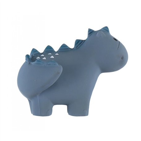 Hochet et jouet bain dinosaure bleu - Noukie's