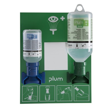 Plum 4770 Station d'urgence Yeux avec 2 bouteilles