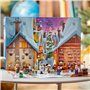 LEGO 76418 Harry Potter Le Calendrier de l’Avent 2023, avec 24 Cadeaux de Noël Dont 18 Sets du Village de Pré-au-Lard et 6 Minif