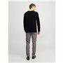 T-shirt à manches longues homme Jack & Jones ehill Knit Noir