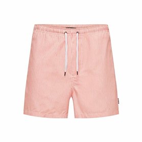 Maillot de bain homme Only & Sons Onsted Stripe Seersucker Rose Maillot de bain homme Only & Sons Onsted Stripe Seersucker Rose