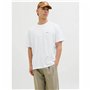 T-shirt à manches courtes homme Jack & Jones Jorvarenna Painted Blanc