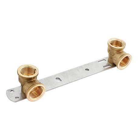 1/2'' X 1/2'' encastré mitigeur thermostatique de douche/L - 150 mm/barre de plaque arrière BSP Filetage robinet