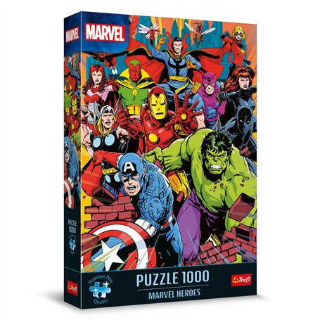 Trefl Premium Plus Quality - Puzzle Marvel: Marvel Heroes - 1000 pièces