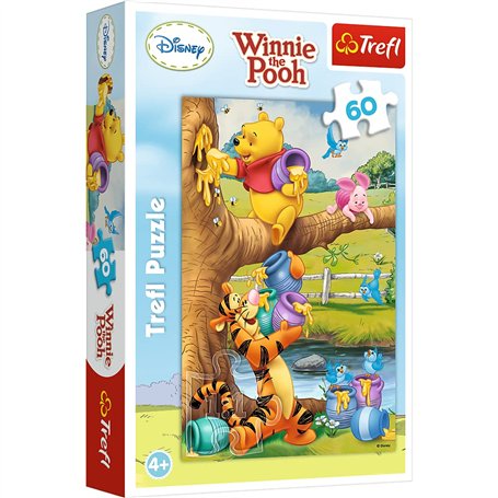 Trefl - 17264 - Puzzle - Disney Winnie the Pooh - Le petit quelque chose - 60 Pièces