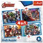 Trefl- Avengers 4 in 1 Puzzle