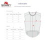 Start EffectFlex Gilet de protection pour le dos pour les jeunes (Noir, M)