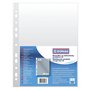 DONAU 1774925PL-00 Lot de 25 pochettes perforées grainées en plastique transparent pour documents