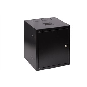 SABAJ M&D Armoire réseau 10 Pouces - 6U - H355xL310xP300mm - Profondeur utile 250mm - Montage Mural - Noir