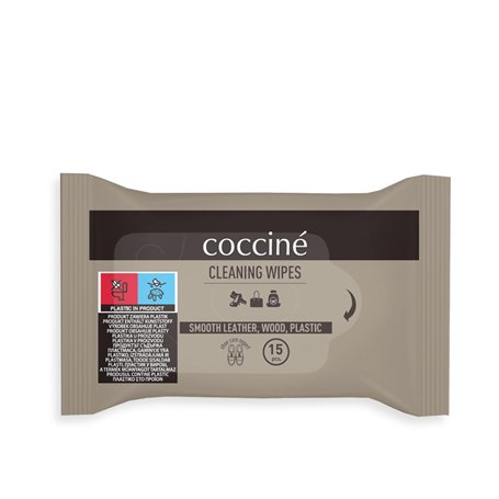 Coccine Lingettes de nettoyage pour chaussures sans traces