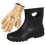 Lemigo Bottes de Pluie de Jardin Unisexes Très Légères en EVA Garden 36-47 EU (Noir