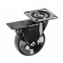 GTV - Roulettes pour meubles CALIBRO | Roulettes pivotantes | Roulettes pour meubles | avec frein | Diamètre 75 mm | en plastiqu