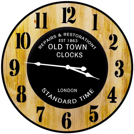 Retoo Horloge Murale 50 cm Horloge Murale Geante Systeme Quartz Moderne Horloge Murale silencieuse pour Salon Cuisine Bureau Cha