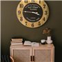 Retoo Horloge Murale 50 cm Horloge Murale Geante Systeme Quartz Moderne Horloge Murale silencieuse pour Salon Cuisine Bureau Cha