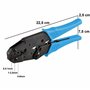 Retoo Pince a Sertir pour Cosses de Câble 0,5~6 mm² Sertissage Précis Outils de Sertissage pour Embouts Electriques Isolated Cli