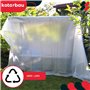 KOTARBAU® Bâche transparente avec œillets - 4 x 5 m - 120 g/m² - Universelle - Avec œillets - Transparent - Imperméable - Pour b