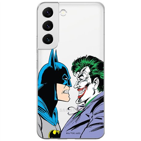 ERT GROUP Coque de téléphone Portable pour Samsung S22 Original et sous Licence Officielle DC Motif Batman & Joker 005 Parfaitem