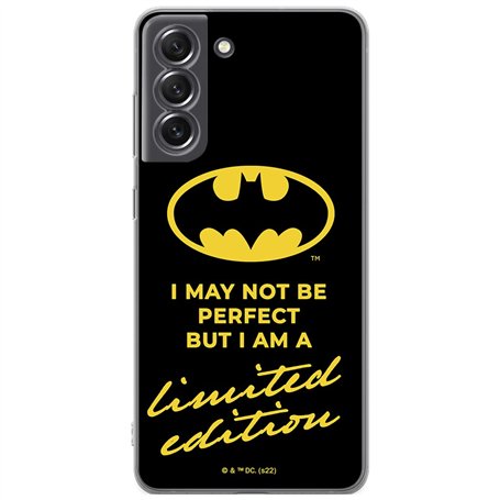 ERT GROUP Coque de téléphone Portable pour Samsung S21 FE Original et sous Licence Officielle DC Motif Batman 062 Parfaitement a
