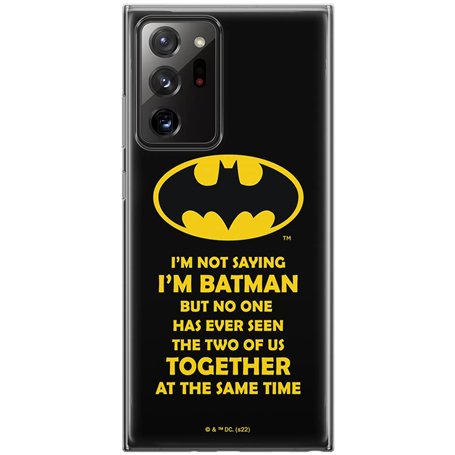 ERT GROUP Coque de téléphone Portable pour Samsung Galaxy Note 20 Ultra Original et sous Licence Officielle DC Motif Batman 053