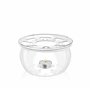 Wilmax - Réchaud - Chauffe-café et Chauffe-thé en Verre borosilicaté - Maintient la température de la Boisson - Lavable au Lave-
