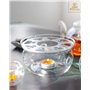 Wilmax - Réchaud - Chauffe-café et Chauffe-thé en Verre borosilicaté - Maintient la température de la Boisson - Lavable au Lave-