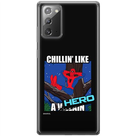 ERT GROUP Coque de téléphone Portable pour Samsung Galaxy Note 20 Original et sous Licence Officielle Marvel Motif Spider Man 03