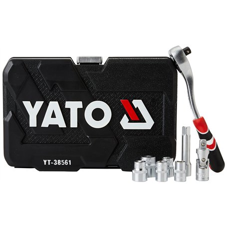 YATO YT-socket 38561-set 3/8" 22pcs