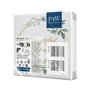 PAW - Serviette Papier 3 Plis (33 x 33 cm) I Lot de 20 I L'Élégance Sous Forme D'Ornements Intemporels Parfaites Pour les Mariag