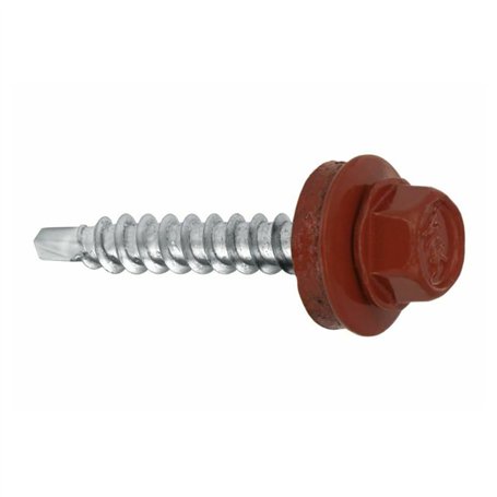 Wkret-Met RAL3009 Lot de 200 vis à tôle 4