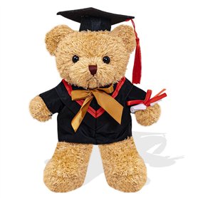 XNAUVOI Ours en Peluche de Graduation, Ours en Remise des Diplômes, Ours avec Chapeau de Graduations et Vêtements de Diplôme, Ca XNAUVOI Ours en Peluche de Graduation