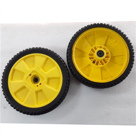 72-115 Roues de tondeuse à gazon pour John Deere 12SB 14SB 14SE 14PB JE75 JX75 AM115138 M111151 Roues de 8 pouces (lot de 2)