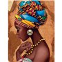 YSCOLOR Diamond Painting 5D Complet Diamant Peinture Rond Fantaisie Femmes Africaines Mosaïque Diamant Broderie Strass Portrait