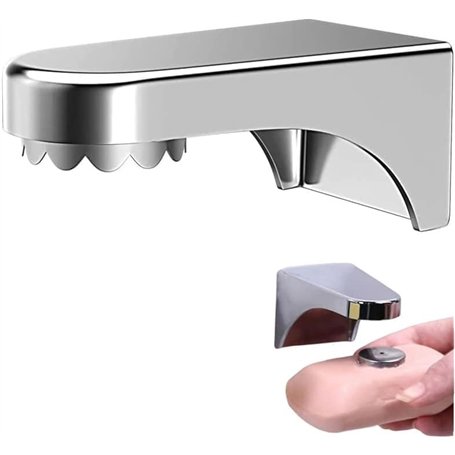 Gancon Acier Inoxydable de récipient adhésif d'évier de Porte-Savon magnétique Pratique pour la Salle de Bains