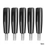 ViaGasaFamido 5 PCs M10 * 80 poignée tournante à filetage mâle, poignée tournante en bakélite pour fraiseuse, facile à installer