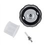 Cancanle Bouchon de Réservoir à Carburant Filtre à Réservoir à Carburant Kit Filtre à Joint pour Honda GX270 GX340 GX390 Moteur 