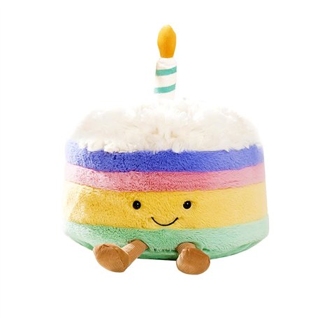 LDDYKZY Gâteau d'anniversaire en peluche