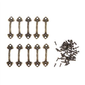 BIlinli Alliage de Zinc poignée Antique tiroir Petite poignée boîte à Bijoux poignée boîte Cadeau Emballage Accessoires Mini poi BIlinli Alliage de Zinc poignée Antique tiroir Petite poignée boîte à Bijoux poignée boîte Cadeau Emballage Accessoires Mini poi