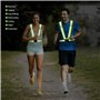 AONAT Gilet de Sécurité vélo, Gilet de Sécurité, Gilet Réfléchissant, Élastique Haute Visibilité Gilet,Harnais de Reflechissant 