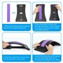Dyroe Masseurs pour le Dos, Magic Stretcher Fitness Équipement de Stretch Soutien dos 4 niveaux réglables 10 magnétique,Etiremen