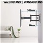Support Mural pour Orientable Inclinable Téléviseurs de 10" à 26"