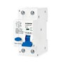 Disjoncteur Différentiel RCBO 16A 1P+N - Type A 30mA Courbe B - Protection 6kA - Interrupteur FI Électromagnétique - Interrupteu